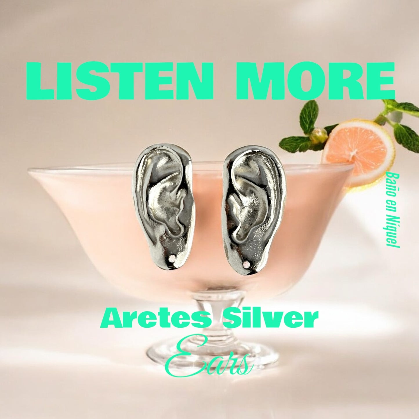 Aretes Silver Ears