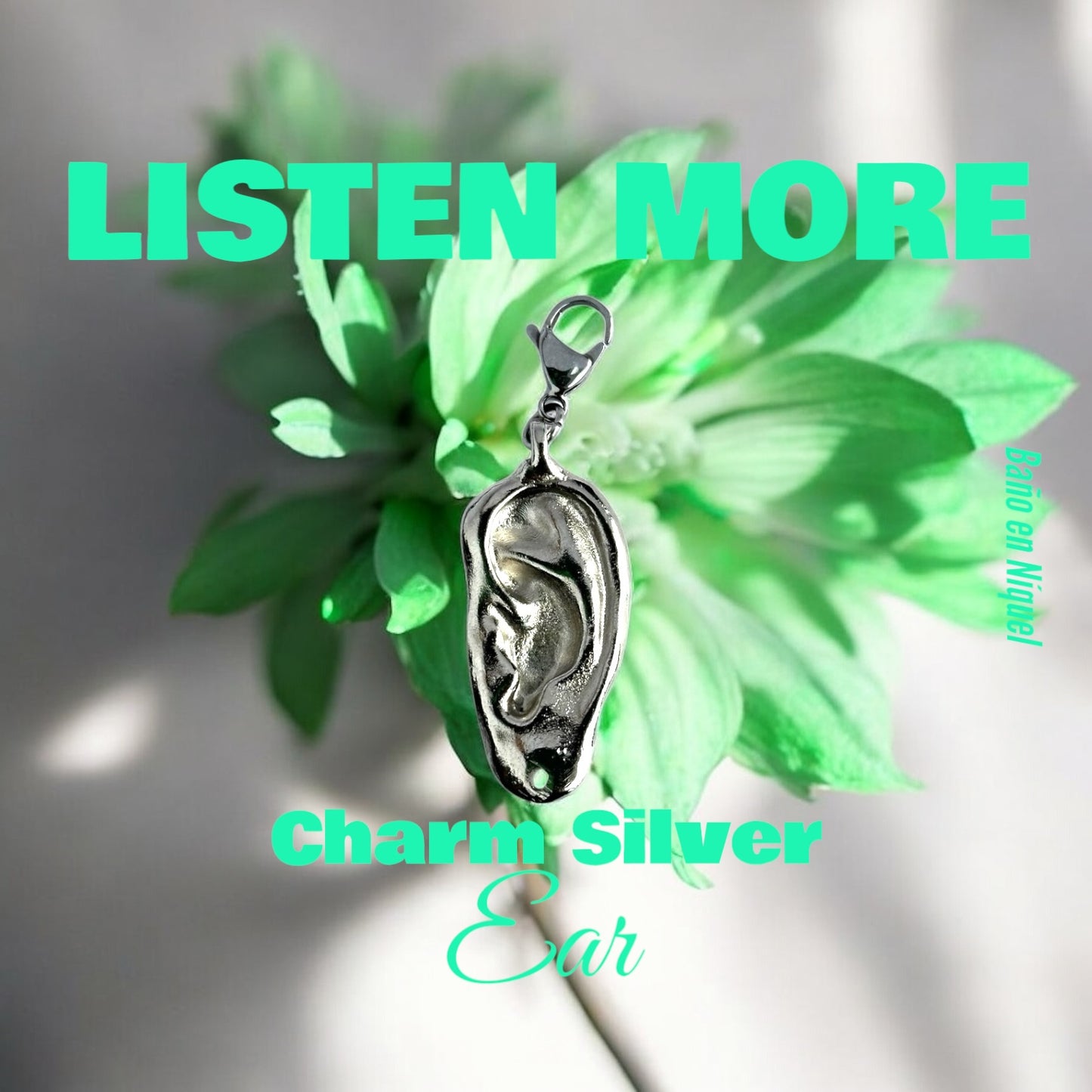 Charm Silver Ear