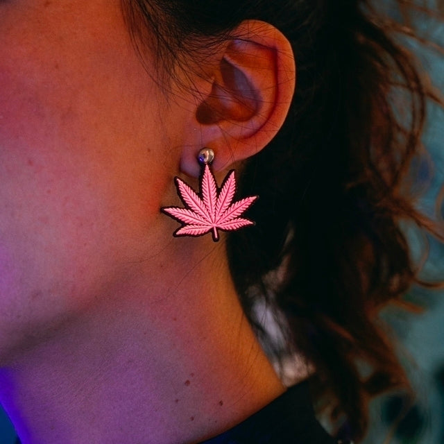 Aretes Blue Magic Fungi (Neón)