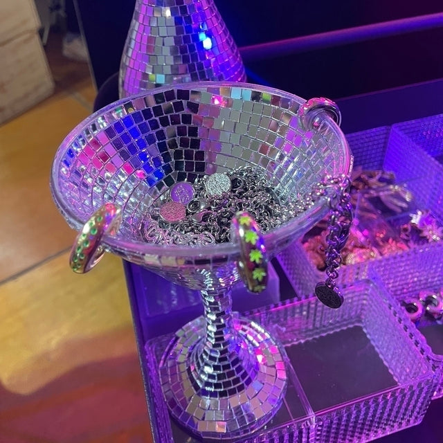 Earcuff Yellow Weeds (Black Silver-Neón)