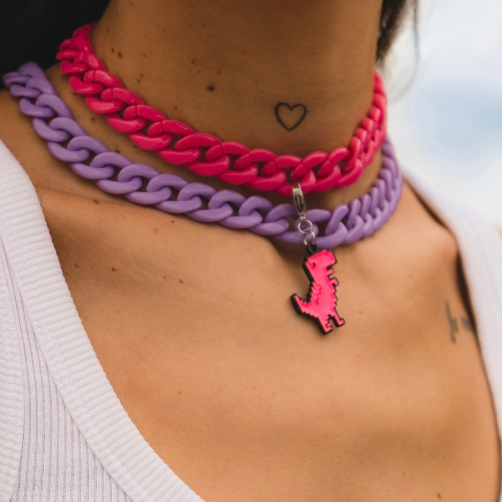 Charm Green Dino (Neón)