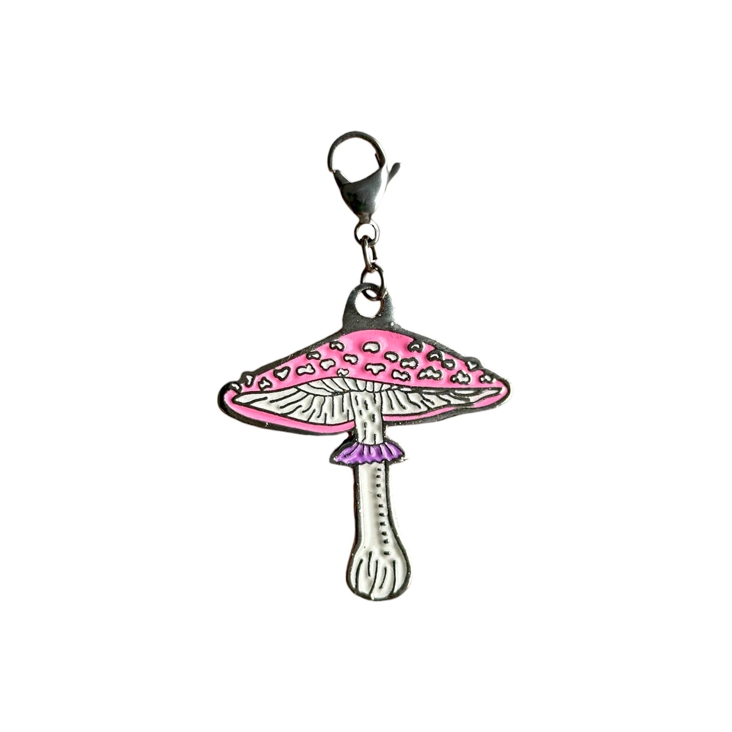 Charm Amanita Muscaria (Silver)