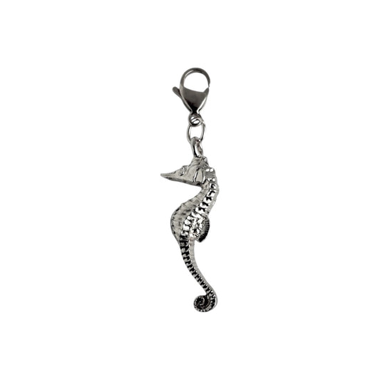 Charm Silver Seahorse