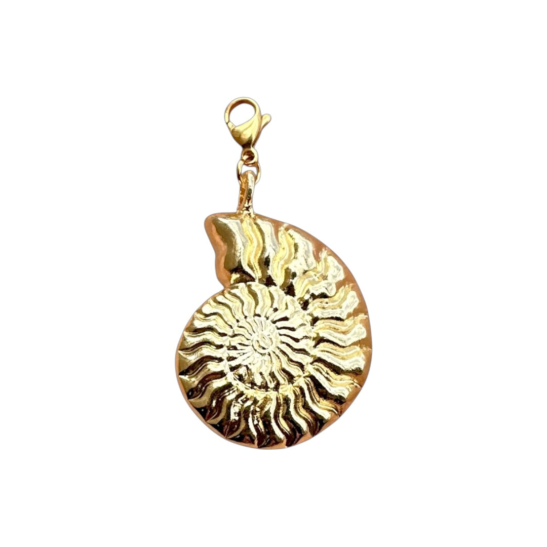 Charm Golden Ammonite (Baño oro 24 kts)