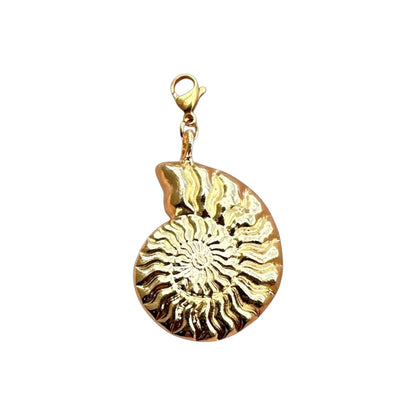 Charm Golden Ammonite (Baño oro 24 kts)