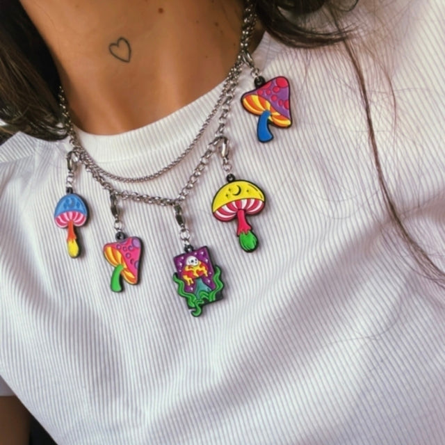 Charm Blue Mystic Fungi (Neón)