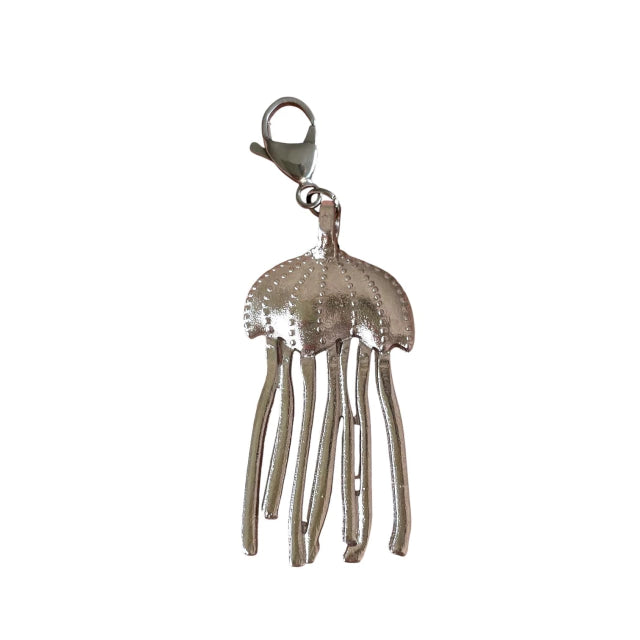Charm Silver Jellyfish