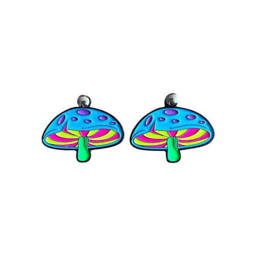 Aretes Blue Magic Fungi (Neón)