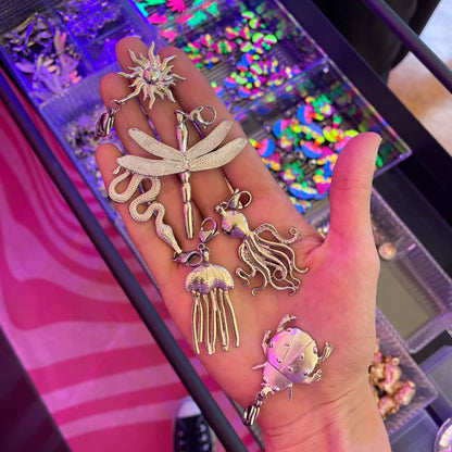 Charm Silver Dragonfly