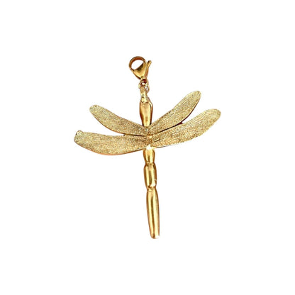 Charm Golden Dragonfly (Oro 24 kt)