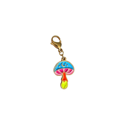 Charm Petit Blue Mystic Fungi (Gold-Neón)