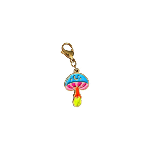 Charm Petit Blue Mystic Fungi (Gold-Neón)