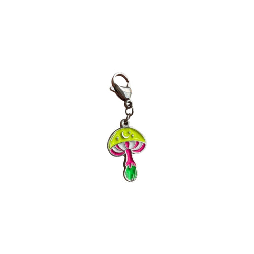Charm Petit Yellow Mystic Fungi (Silver-Neón)