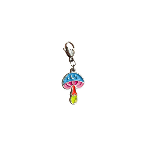 Charm Petit Blue Mystic Fungi (Silver-Neón)