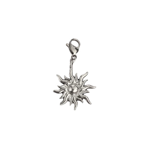 Charm Silver Sun