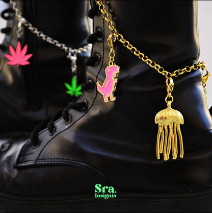 Charm Silver Octopus