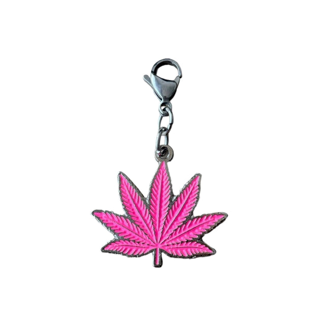 Charm Pink Weed (Silver - Neón)