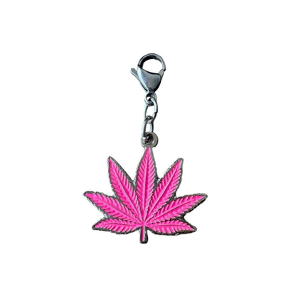 Charm Pink Weed (Silver - Neón)