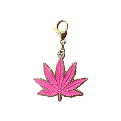 Charm Pink Weed (Gold - Neón)