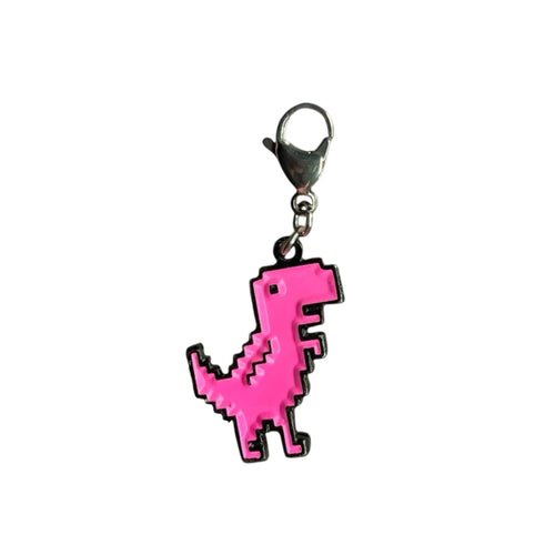 Charm Pink Dino (Neón)