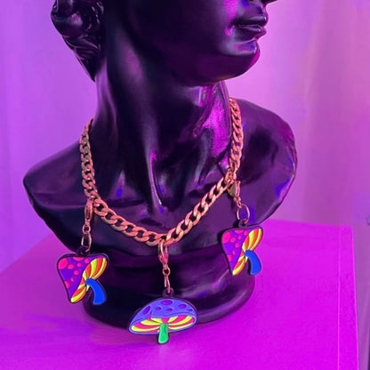 Charm Purple Fantastic Fungi (Neón)