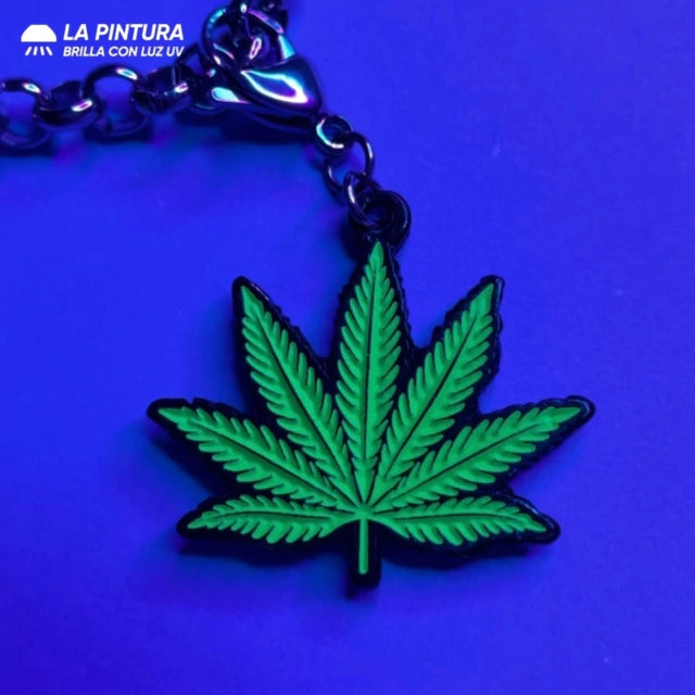 Charm Green Weed (Neón)