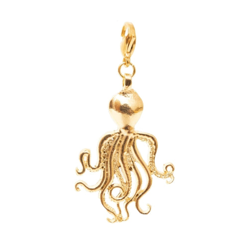 Charm Golden Octopus (Oro 24 kt)